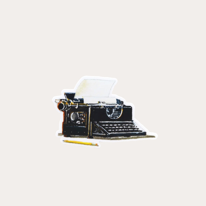 Vintage Typewriter | Vinyl Sticker