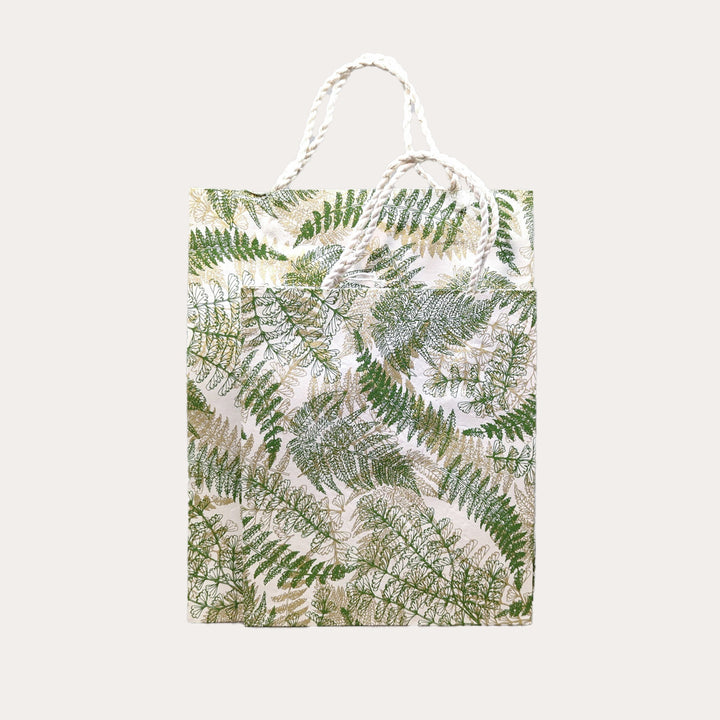 Green and Gold Ferns | Gift Bag