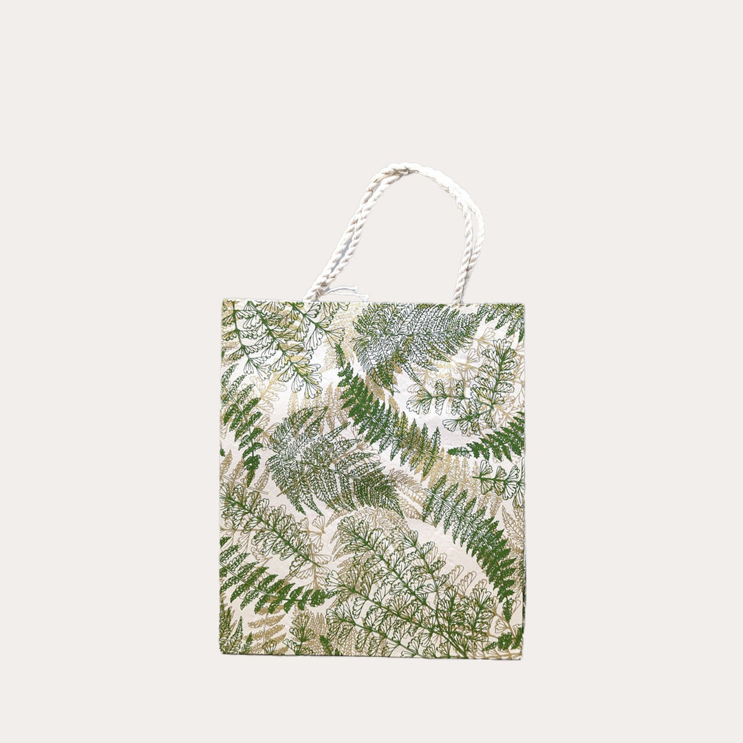 Green and Gold Ferns | Gift Bag