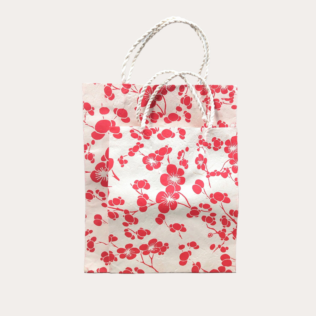 Red Flower Blossom | Gift Bag