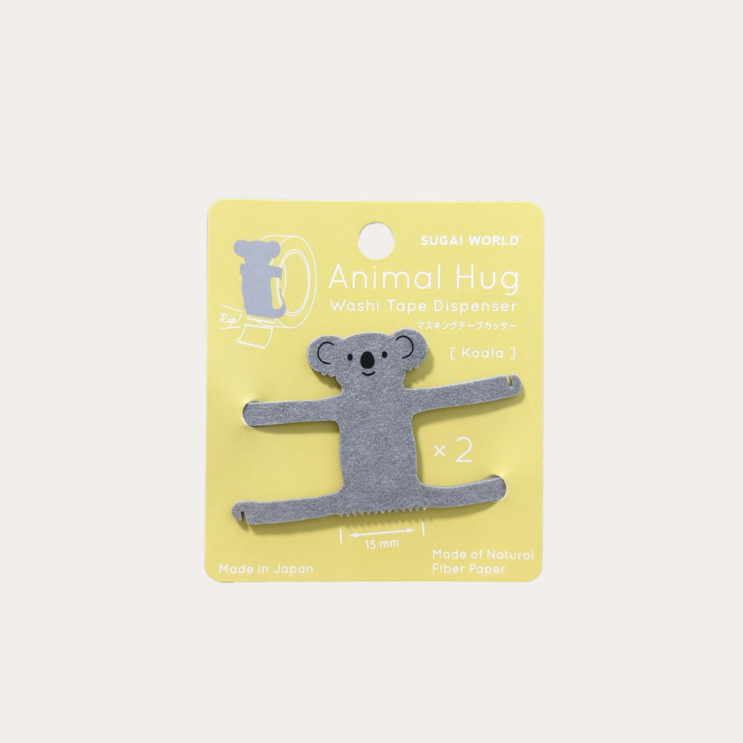 Koala Animal Hug Washi Tape Dispenser | Set of 2