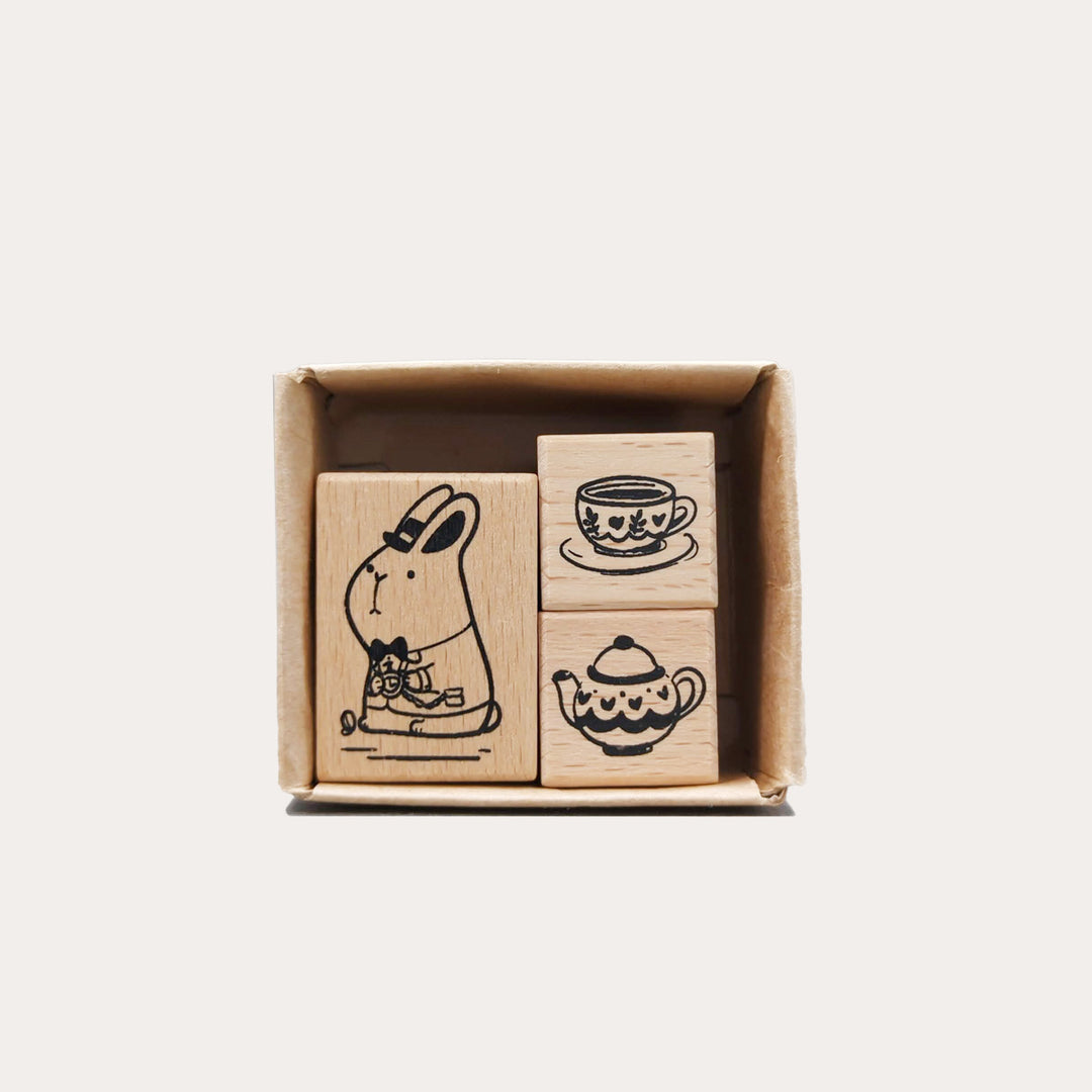 Bunny Tea Stamp Set