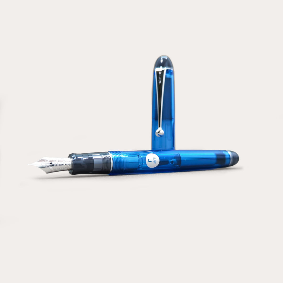 Custom 74 Fountain Pen | Transparent Blue