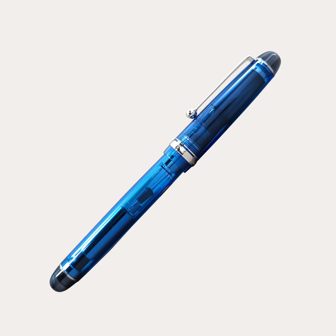 Custom 74 Fountain Pen | Transparent Blue