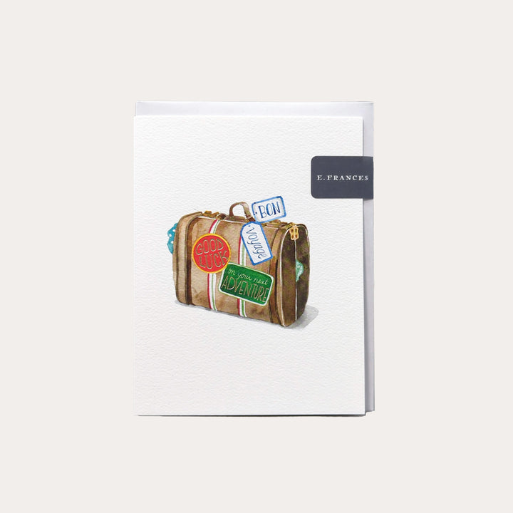 Bon Voyage Suitcase | Greeting Card