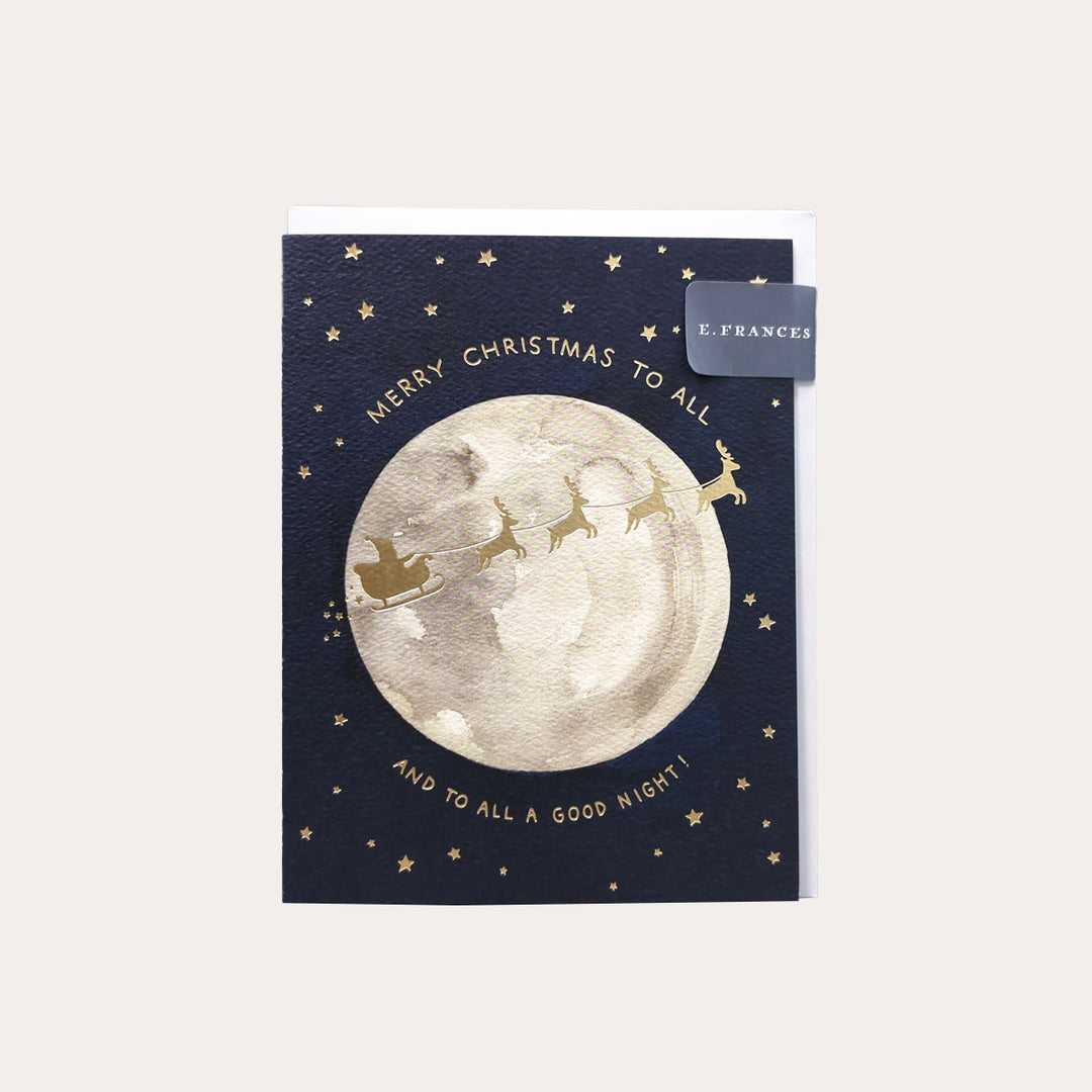 Santa Moon | Holiday Card