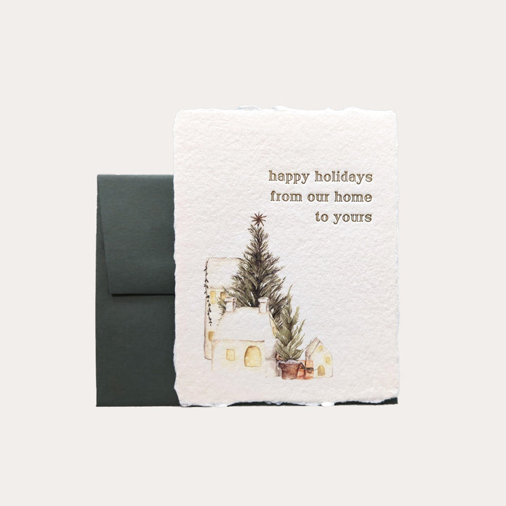 Happy Holidays from Our Home to Yours | Holiday Card * SEASONAL