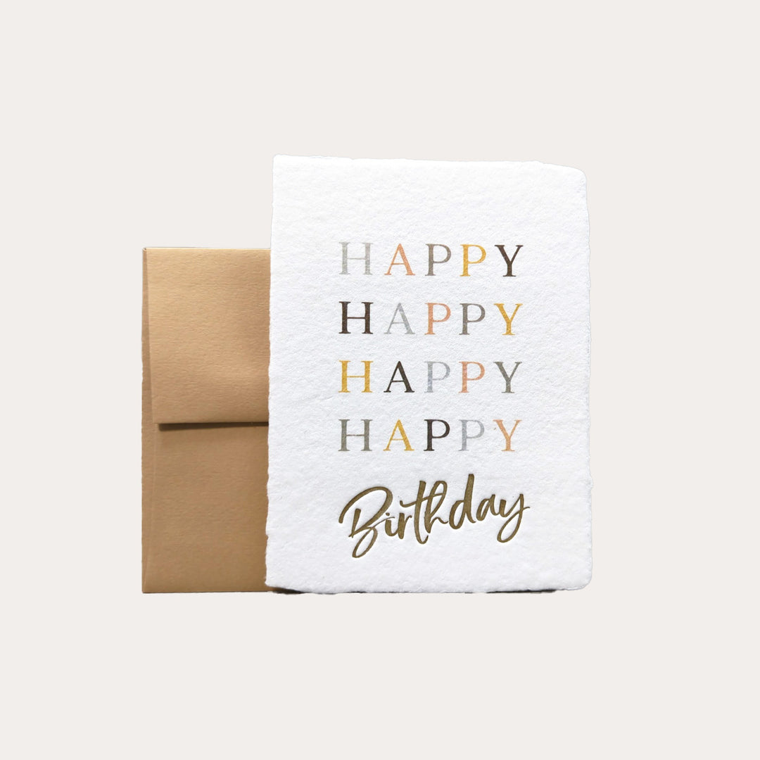 Happy Happy Happy Happy Birthday | Greeting Card