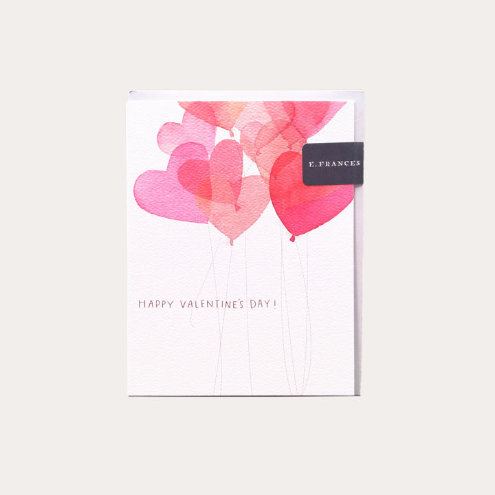 Valentine Balloons Card | Greeting Card