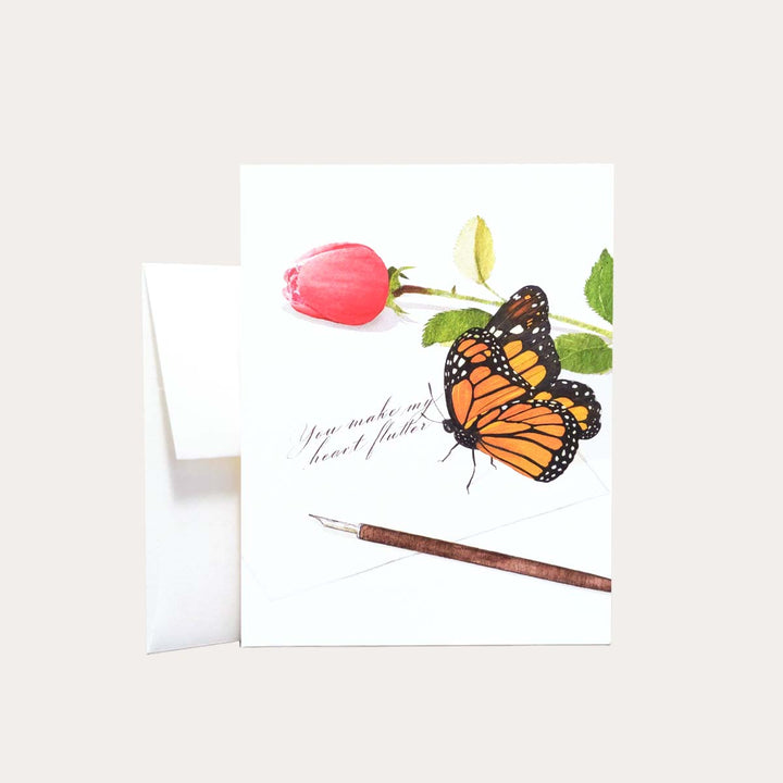 All Aflutter | Greeting Card