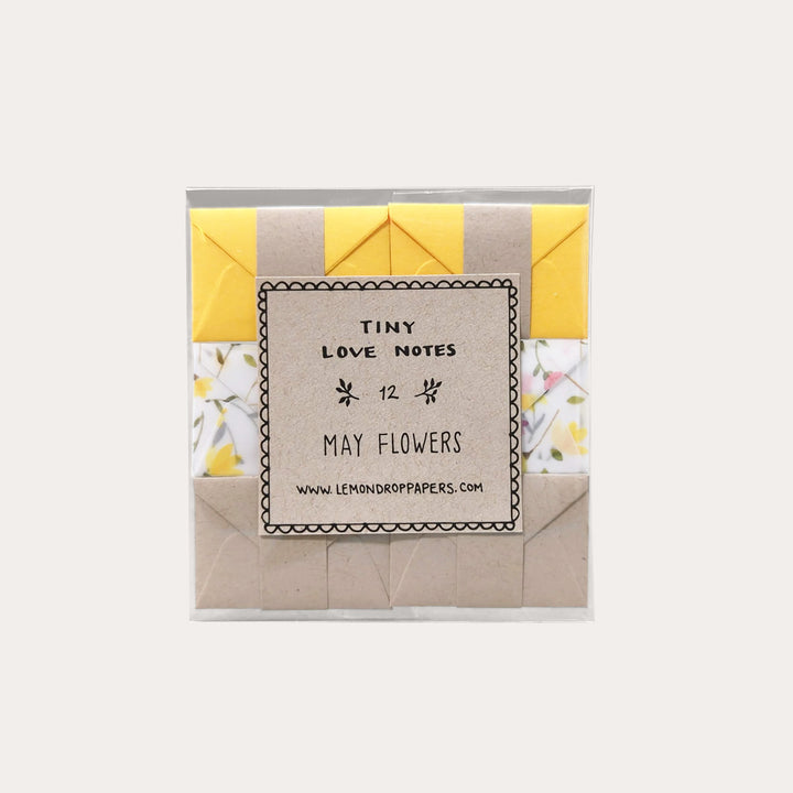 May Flowers | Tiny Notes with Envelopes | Set of 12