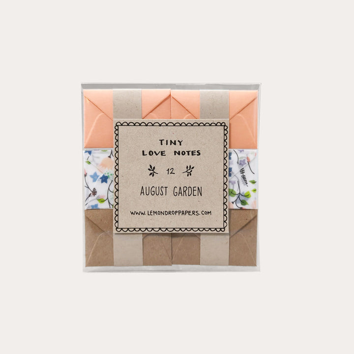 August Garden | Tiny Notes with Envelopes | Set of 12