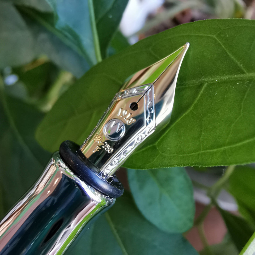 Tango Imagination Sterling Silver Fountain Pen | 18k Gold Nib | Brilliant Lilac