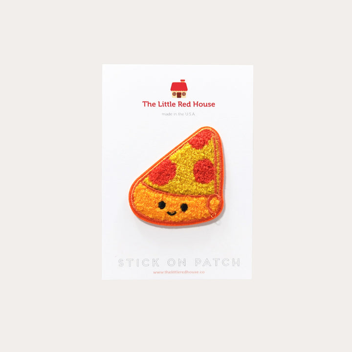 Pizza Slice Stick On Chenille Patch