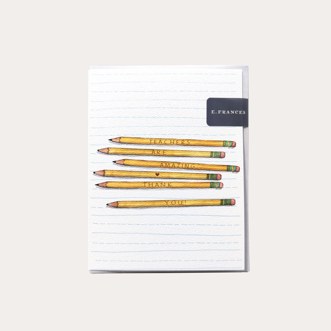 Teacher Pencils | Greeting Card