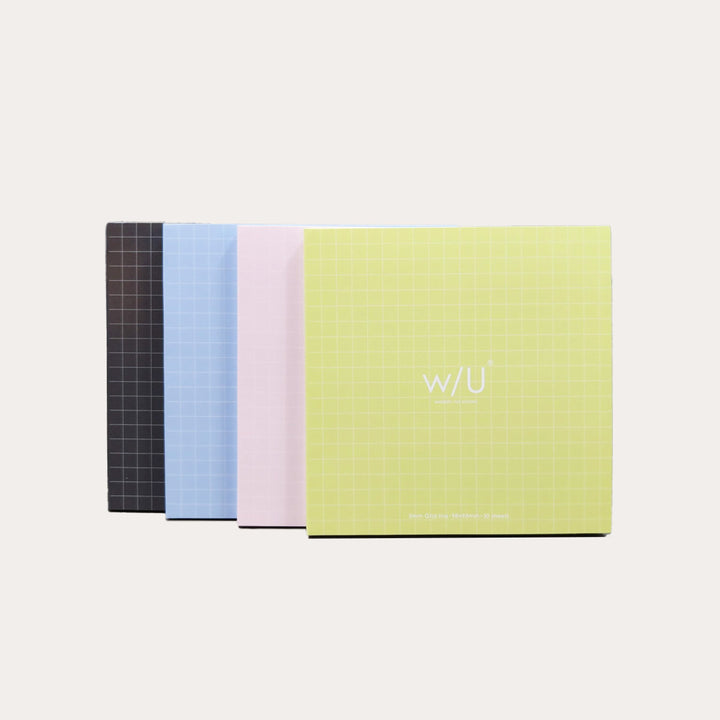 W/U Square Sticky Note | Grid *