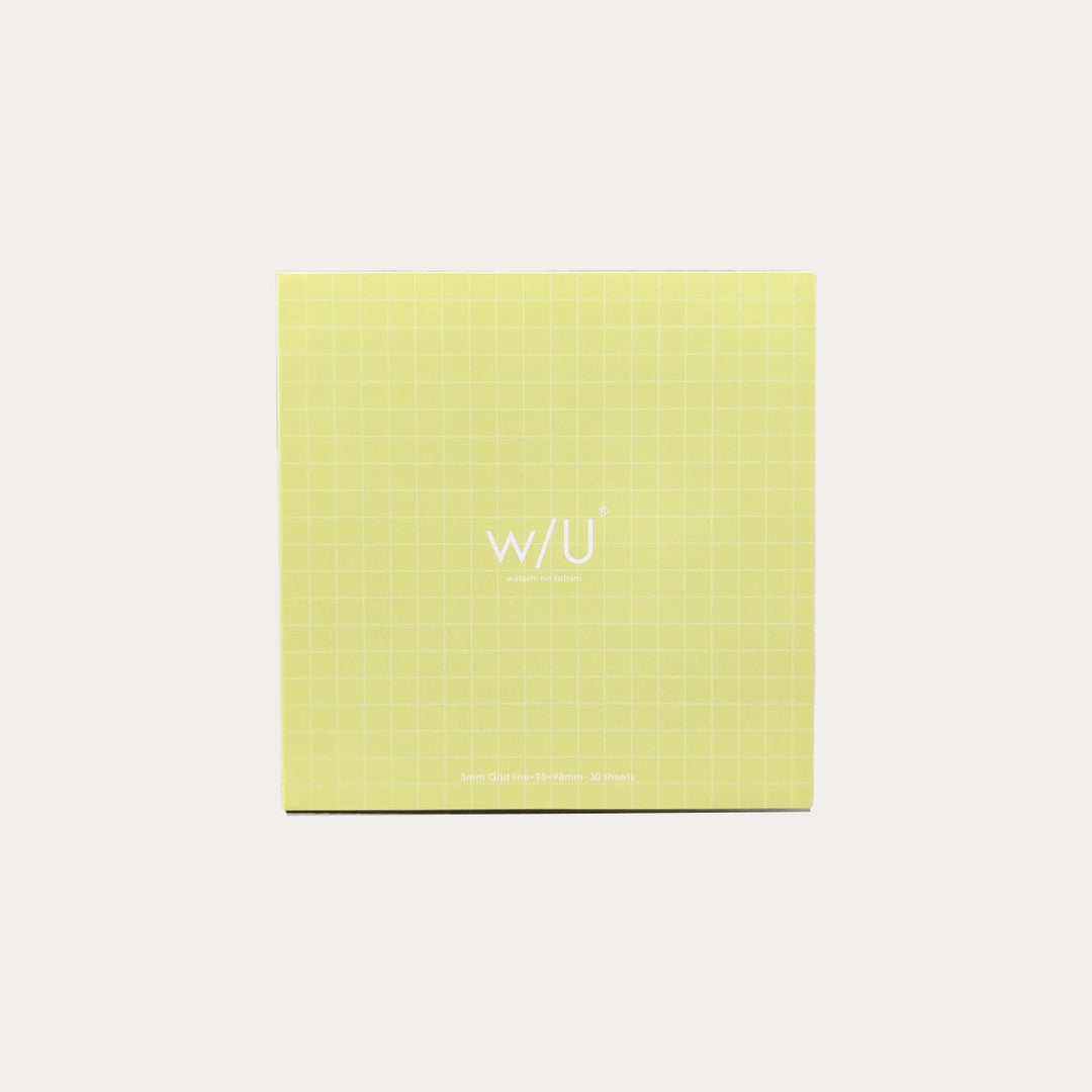 W/U Square Sticky Note | Grid *