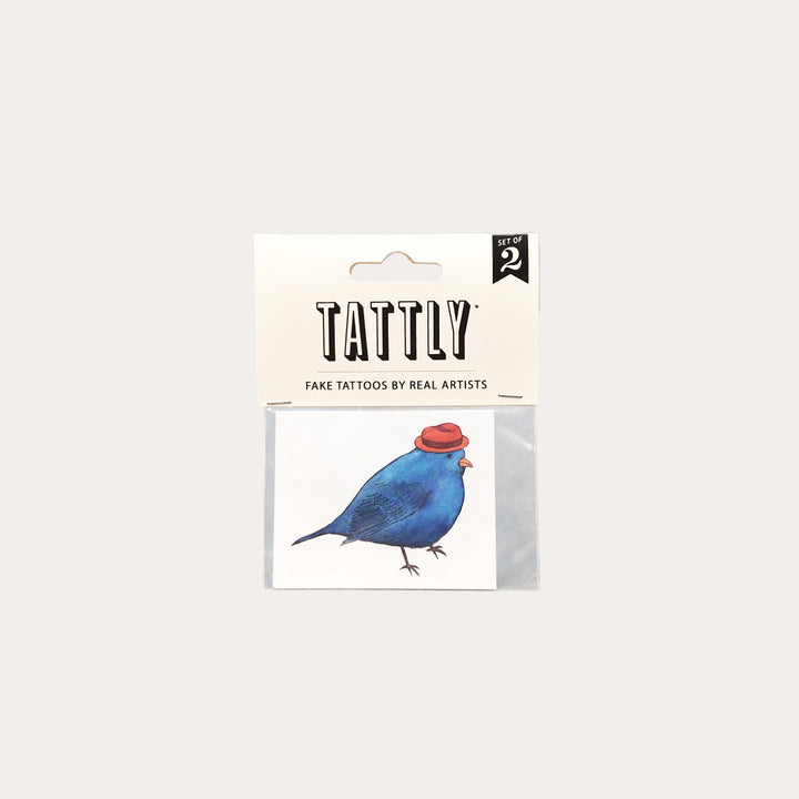 Business Bird | Temporary Tattoo Pair