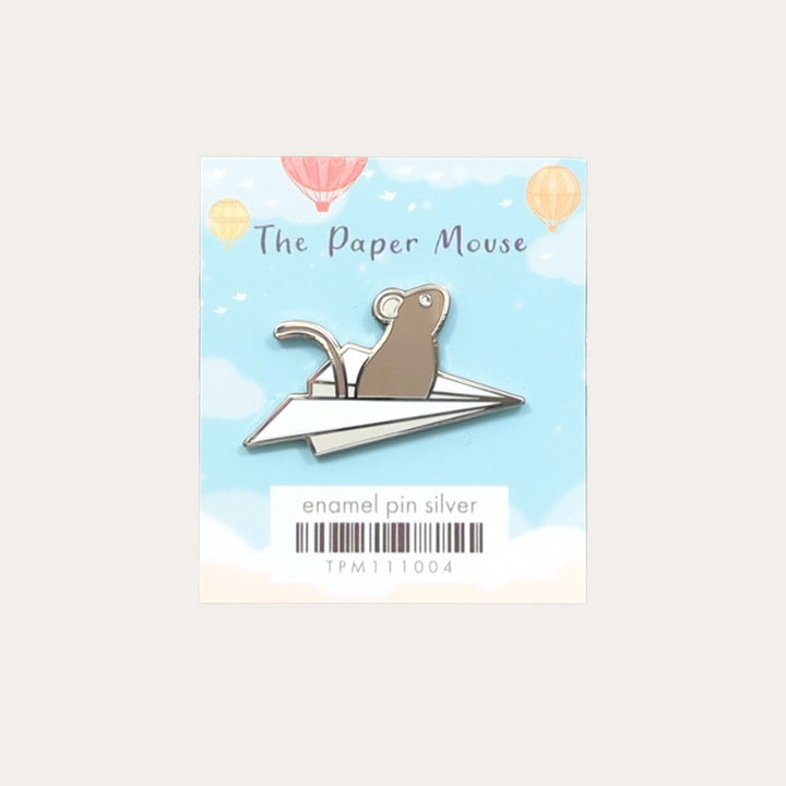 The Paper Mouse | Enamel Pin