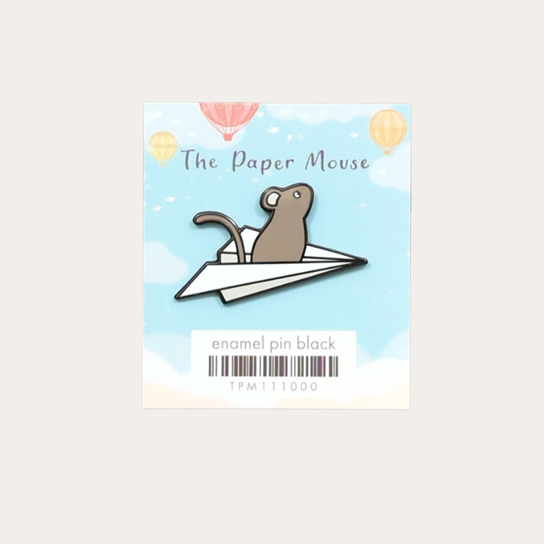 The Paper Mouse | Enamel Pin