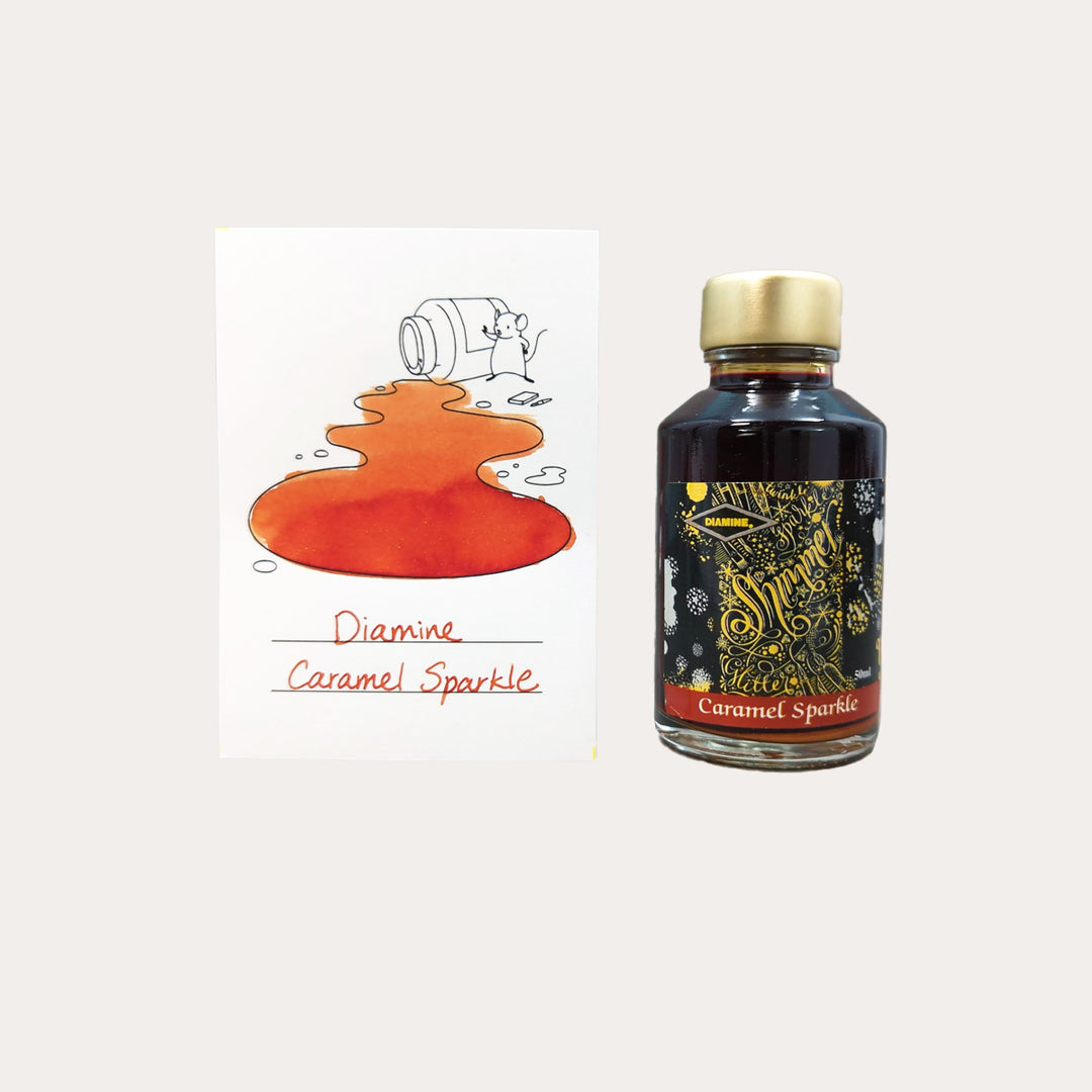 Caramel Sparkle | Shimmering Fountain Pen Ink