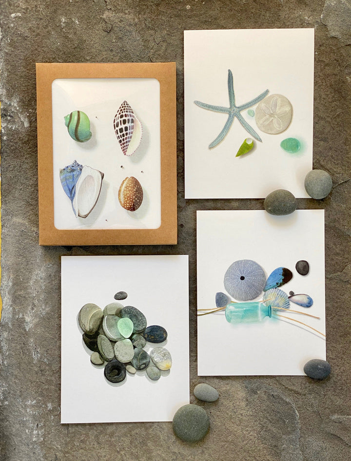 Ocean Hue | Assorted 8 Card Set