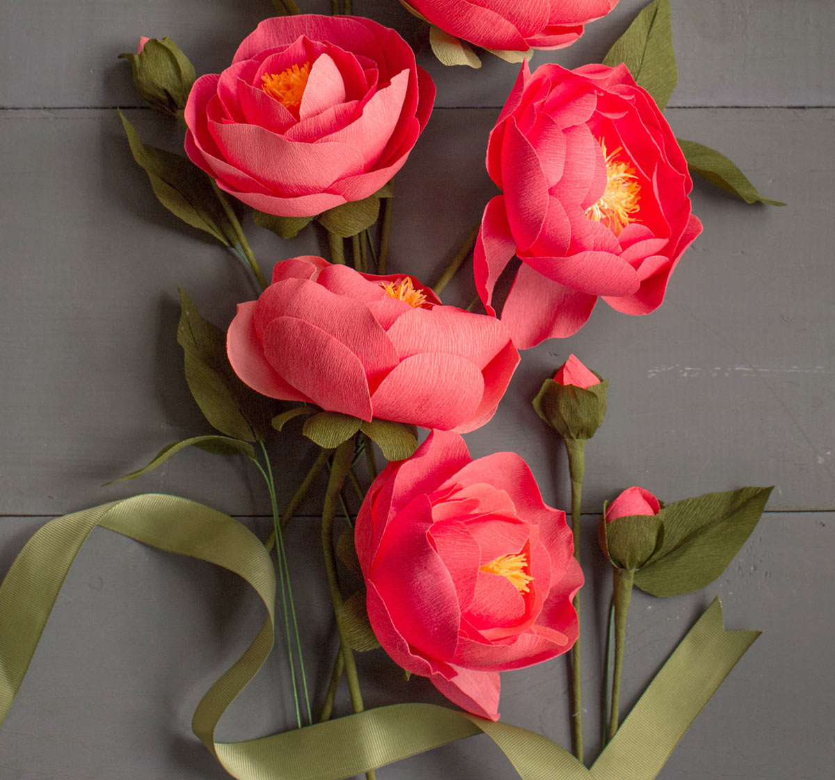 Crepe Paper Flower Kit -Roses