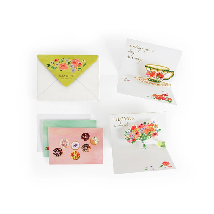 Many Thanks | Assorted 8 Pop-up Card Set