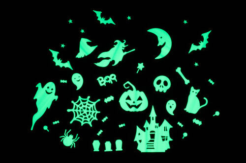 Halloween Town Glow in the Dark Stickers *