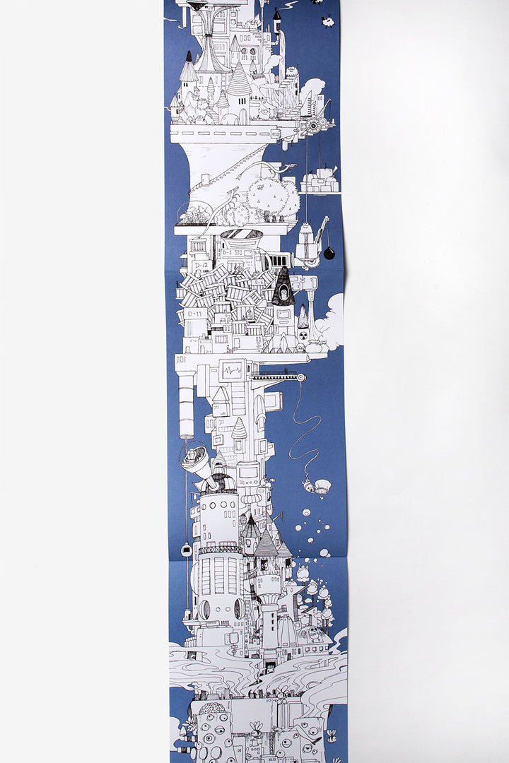 To the Moon: The Tallest Coloring Book in the World
