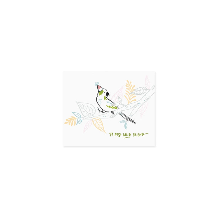 Tropical Parakeets | Pop Up Greeting Card