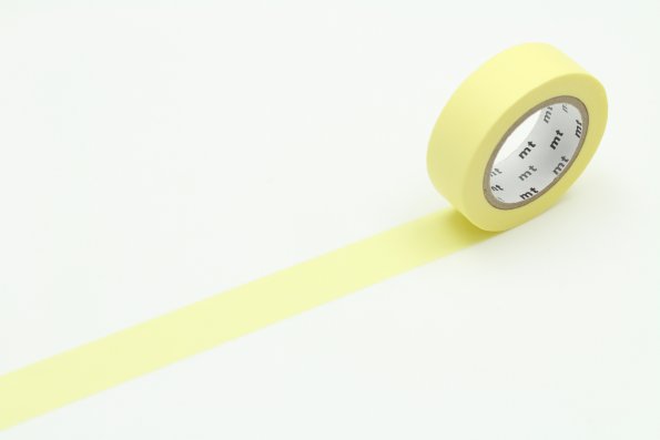 Pastel Lemon | Solid Color Washi Tape