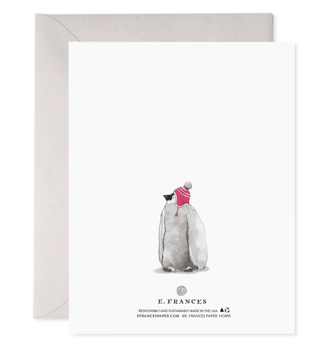 Cozy Penguin | Holiday Card