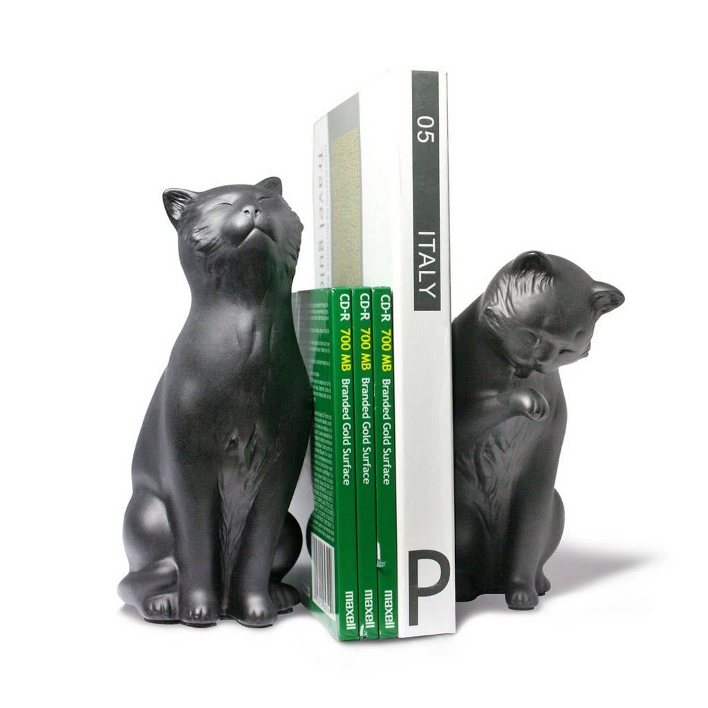 Cats Bookend Set