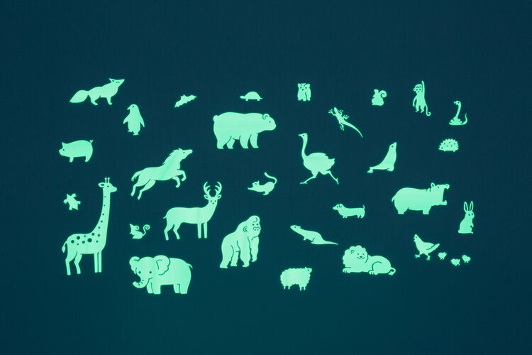 Animal Glow in the Dark Stickers