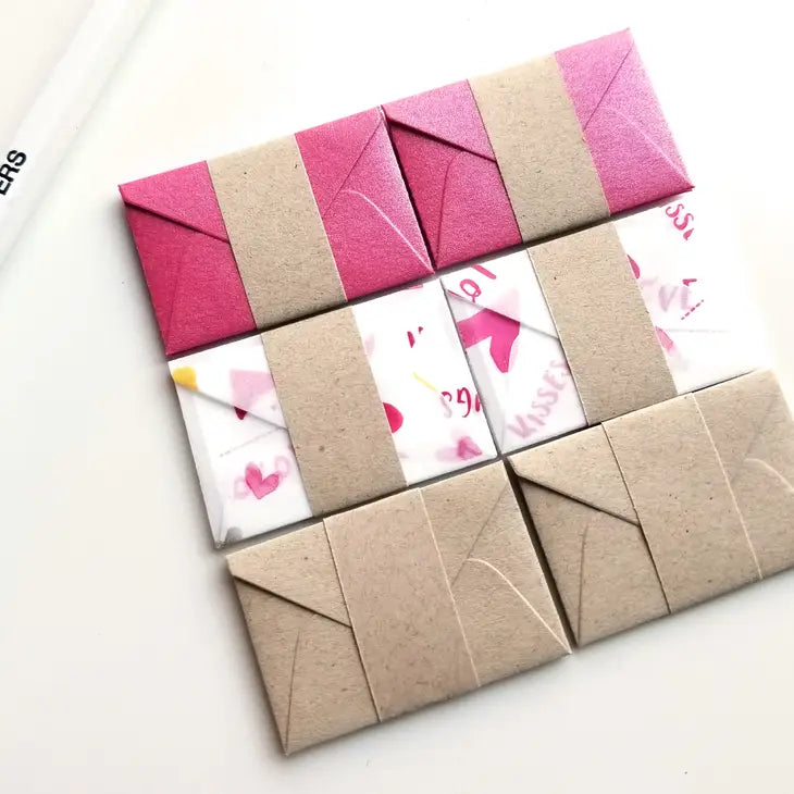 XOXO Love | Tiny Notes with Envelopes | Set of 12