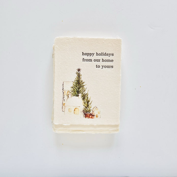 Happy Holidays from Our Home to Yours | Holiday Card