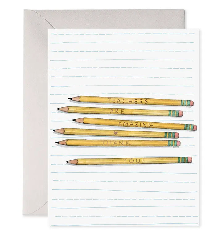 Teacher Pencils | Greeting Card