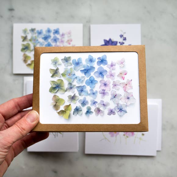 Classic Garden Flowers | Assorted 8 Card Set