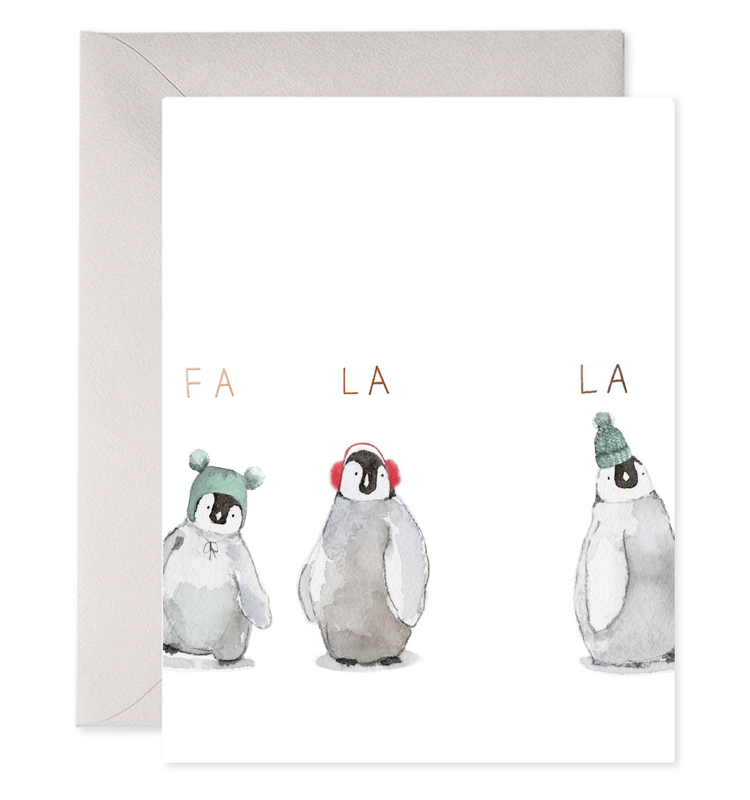 Cozy Penguin | Holiday Card