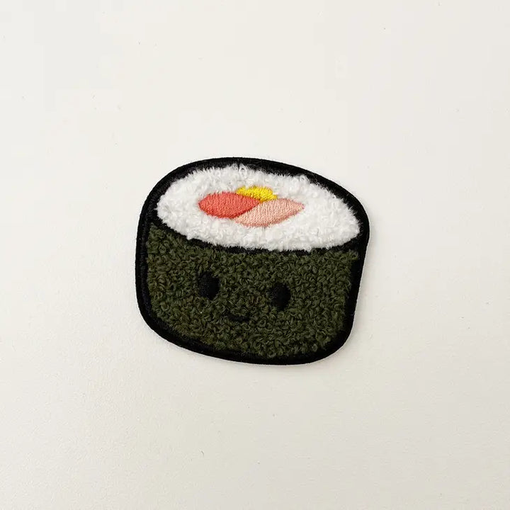 Sushi Stick On Chenille Patch