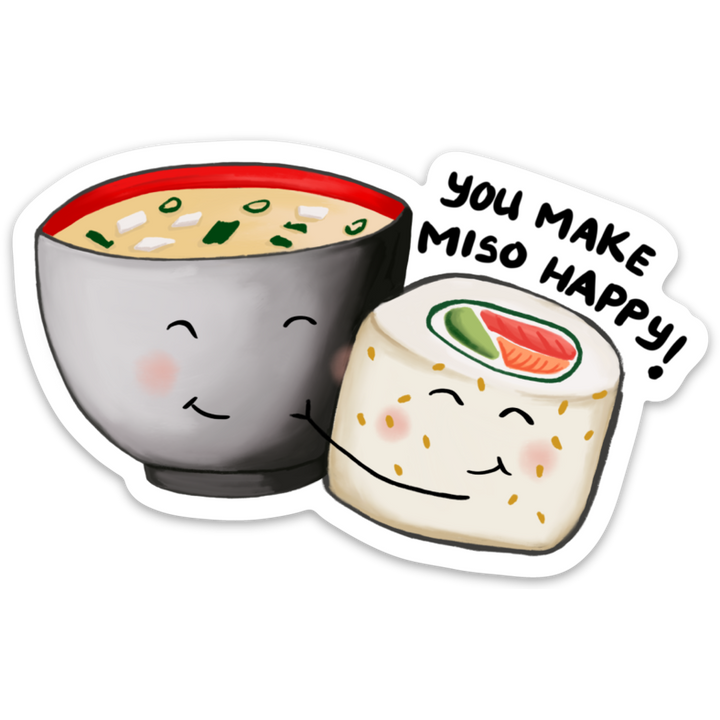 Miso Happy | Vinyl Sticker