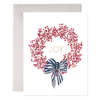 Red Berry Wreath | Holiday Card