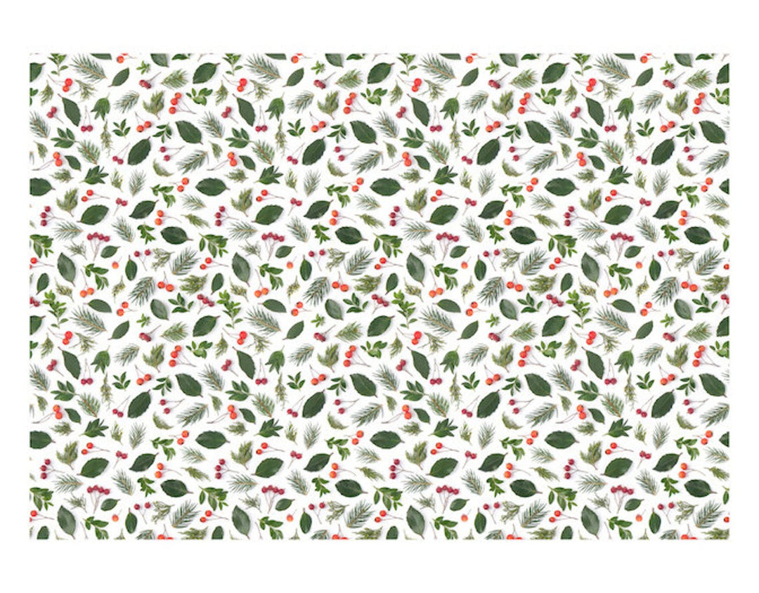 Evergreens and Berries | Gift Wrap