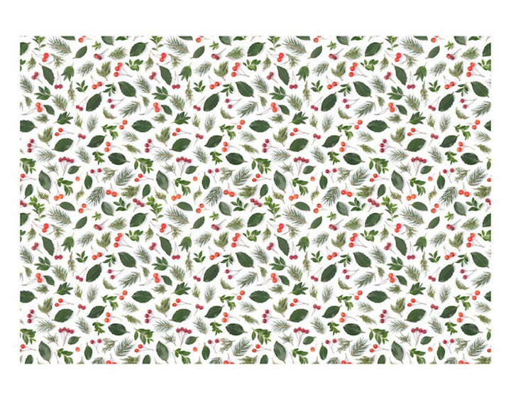 Evergreens and Berries | Gift Wrap
