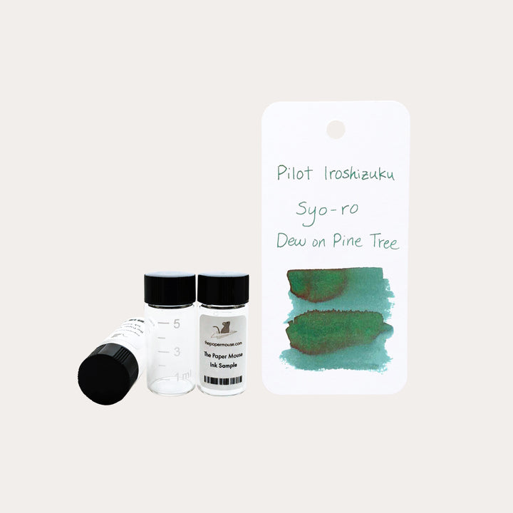 Iroshizuku Syo-ro Dew on Pine Tree Ink