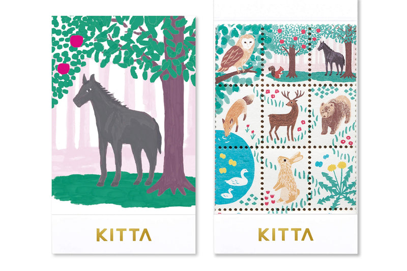 Kitta Special Animal Stamp Washi Tape