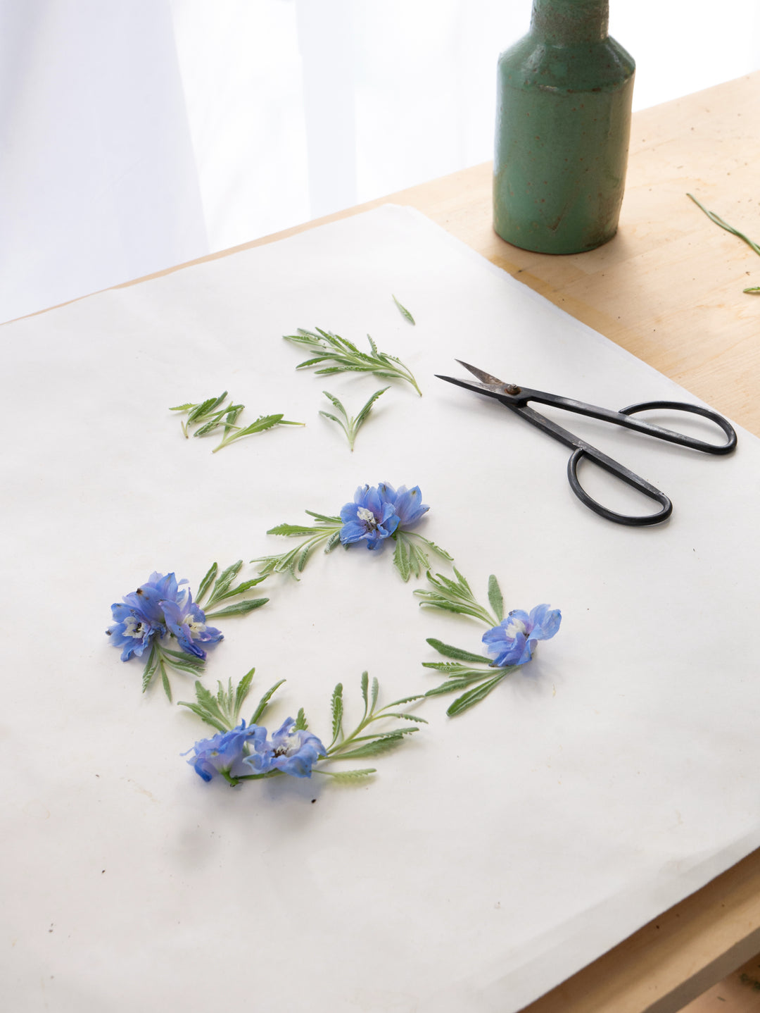 The Art of the Botanical Flat Lay | Spring Flowers