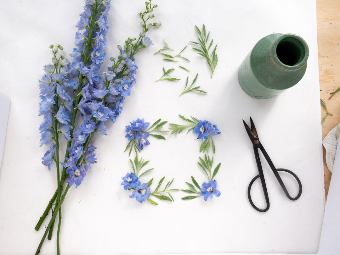 The Art of the Botanical Flat Lay | Spring Flowers