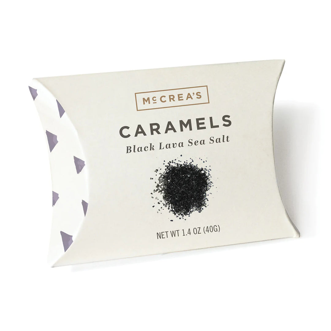 Black Lava Sea Salt Soft Caramels